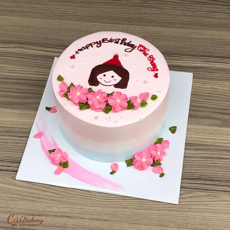 Mẫu Bánh Vẽ Hình - MVH0015